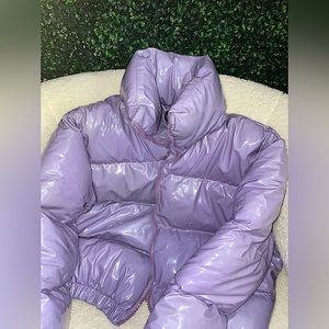 Lilac Puffer Coat